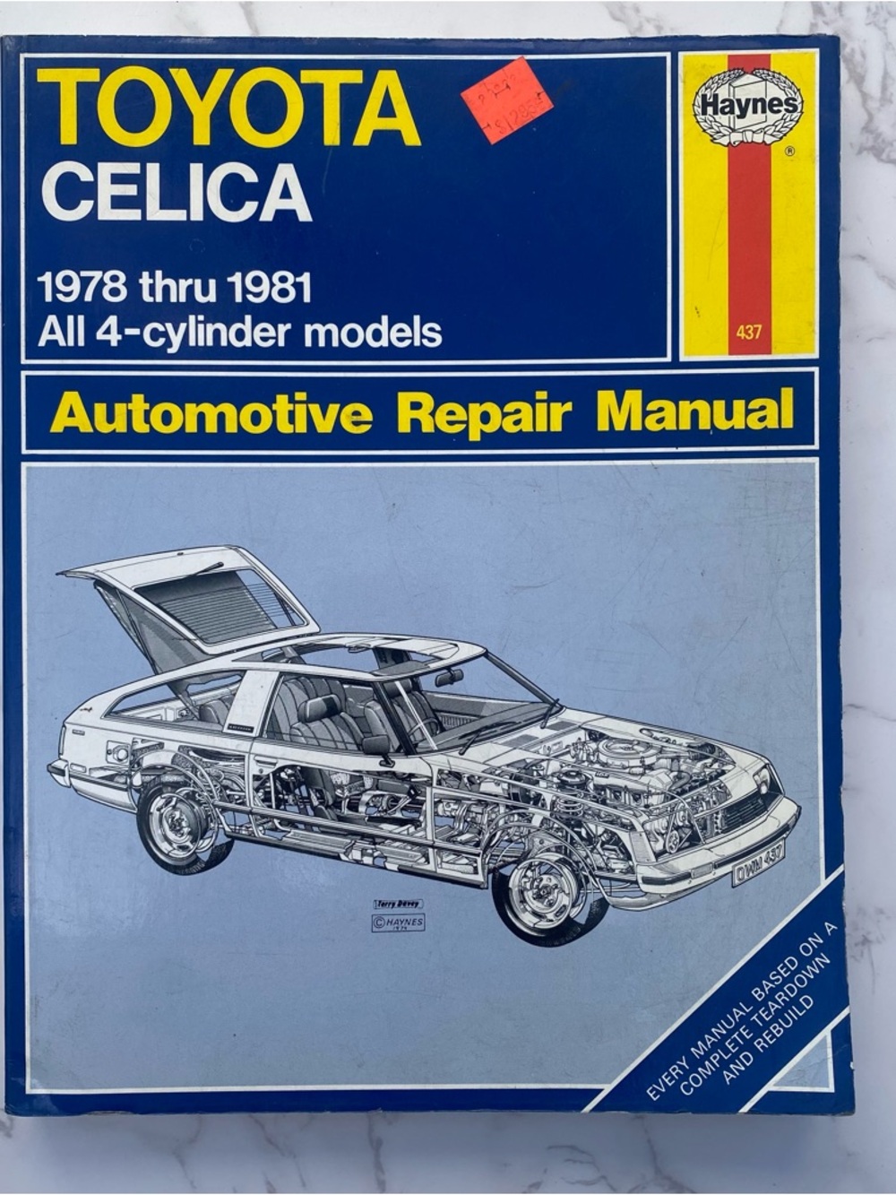 Vintage Haynes Automotive Repair Manual (#437) 1978-1981 Toyota Celica